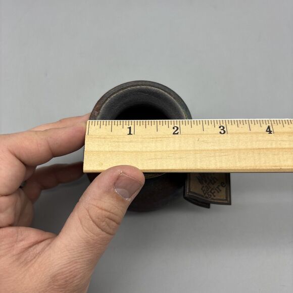 Earth & Fire Raku Potteryworks Tribal Vase Pot Signed by Artist Jeremy Diller - Picture 8 of 9